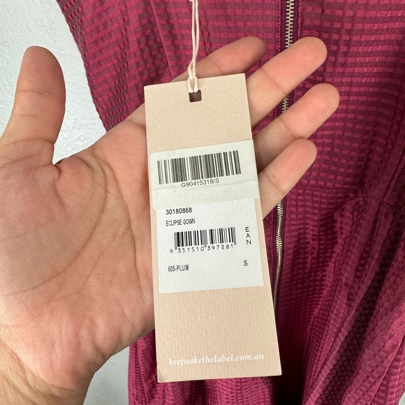 Keepsake The Label Eclipse Gown In Plum Light Pink - Picture 4 of 9